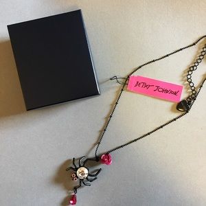 Betsey Johnson Spider Necklace!